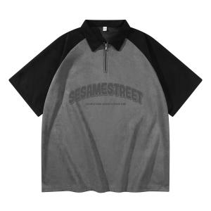 SESAME STREET Рубашка поло унисекс «УЛИЦА СЕЗАМ», Бежевый/Розовый