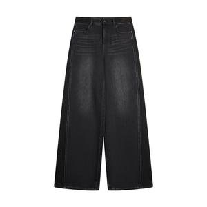 ELLE Джинсы женские Denim черные Moderate Wide Leg