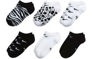 Детские носки Nike 6 пар черно-белые