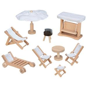 Набор садовой мебели для кукол Гоки. Goki