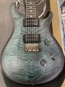 PRS Кастом 24 Атласный Лимитированная серия 40-летия, Цвет Cobalt Smokeburst с футляром