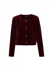 DreiMaster Женский пиджак бордового цвета