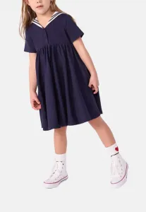 Платье-Халат из трикотажа Petit Bateau, Dark Blue