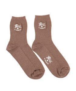 Носки IL BISONTE с вышитым логотипом