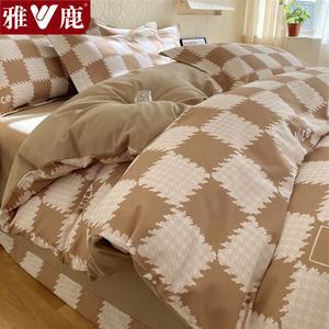 Yalu Пододеяльник 220х240 см из хлопка, ткань фланель, цвет Qian Ni Ge