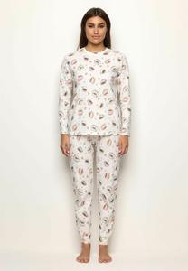 Пижамный комплект Yamamay SET, Almond With Print/Mottled Beige