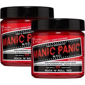 Полуперманентная крем-краска для волос Rock N Roll Red, 113 г, 118 мл, Manic Panic