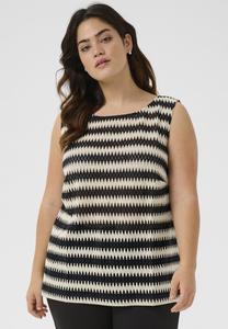 Топ KCMOLINA - Blouse Kaffe Curve, черный