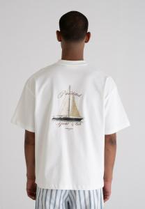 Футболка PROHIBITED YACHT, Off White/White
