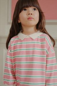 Детское хлопковое платье SPOTTY LS DRESS GOTS Konges Sløjd, розовый