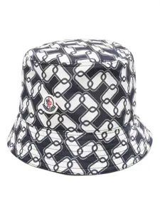 Панама с принтом MONCLER, синий