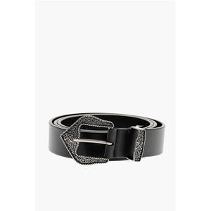 Черный пояс из коровьей кожи Off-White, Black