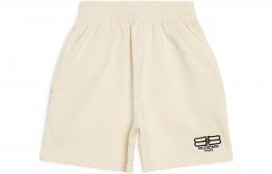 FW22 Спортивные шорты Классический крой Детские Экрю Balenciaga