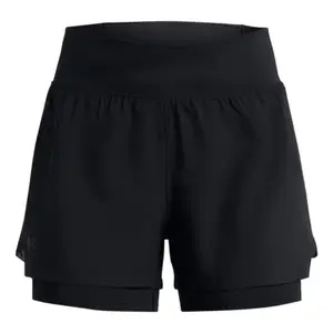 Шорты run stamina 2in1 short 'black' Under Armour, черный