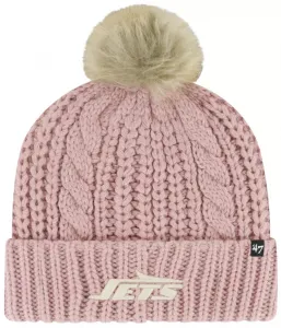 Женская вязаная шапка с манжетами '47 New York Jets Meeko Dusty Rose