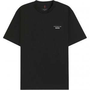 Футболка Boss X Porsche из мерсеризованного хлопка HUGO BOSS, черный