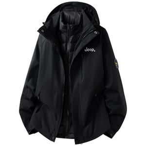 Jeep Пуховик Black Knight Series Unisex Black