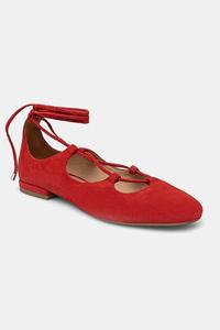 Замшевые балетки Answear.Lab, красный