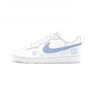 Court Borough 2 Big Fish Manufacturing, облако плюшевый медведь дышащий увеличивающий высоту баланс влагоотводящий Nike, синий