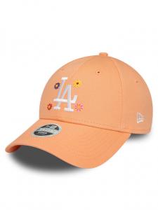 Бейсболка New Era Wmns Flower 940 La Dodgers 60435013, оранжевый