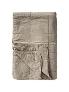 IB Laursen Винтажное стеганое одеяло однотонного льняного цвета