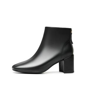 Help Черные женские ботильоны на каблуке 7 см без подкладки, цвет Black 7CM Unlined