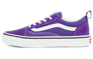 Обувь для скейтбординга Vans Old Skool Kids GS, White/Purple