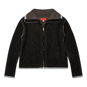 Свитер Eckhaus Latta Huddle Zip Sweater, Blackbird
