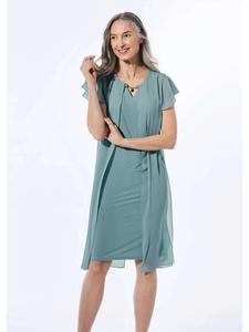 Длинное платье GOLDNER, цвет thymian