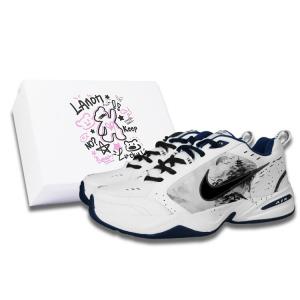 Кроссовки Nike Air Monarch 4 Chunky Sneakers Unisex Low-Top Black