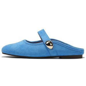 OMS Женские противоскользящие тапочки с закрытым носком синие, цвет Blue[Consider 1 Size Up for Long or Wide Feet]