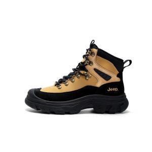 Женские короткие ботинки на платформе из микрофибровой кожи для улицы Jeep, rock коричневый