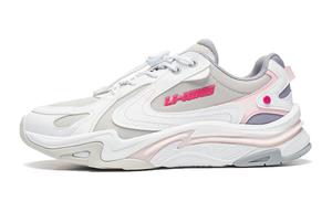 Кроссовки Yunchuan V2 Shock Absorbers Rebound Low Top для детей и подростков LINING YOUNG, серый/белый