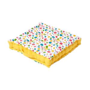Подушка на сиденье Homescapes Polka Dots Bunt, 40x8x40 см, красочный
