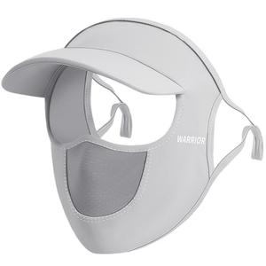 Маска для защиты от солнца из полиамида Unisex WARRIOR, светло-серый