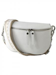 Наплечная сумка Toscanto Gürteltasche Leder weiß, mehrfarbig ca. 25cm