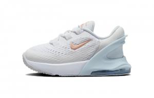 Кроссовки Nike Air Max 270 GO TD 'White Blue Tint Orange', белый/синий