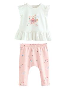 Набор Next, розовый/белый