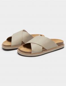 Женские сандалии Sidelines Footbed серого цвета Free People, серый