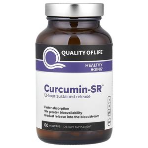 Quality of Life, Curcumin-SR`` 60 растительных капсул