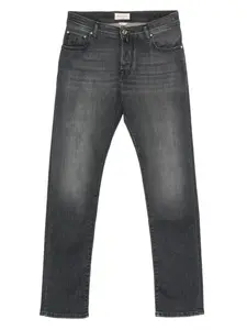 Джинсы с застежкой на пуговицы JACOB COHEN, черный