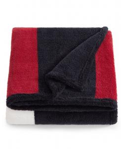 Плед Iconic Flag Sherpa, 70 x 50 дюймов Tommy Hilfiger, Multi