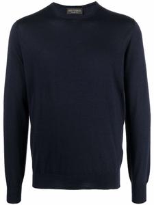 Джемпер с круглым вырезом Dell'oglio, синий