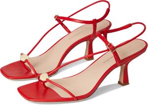 Туфли Loeffler Randall Triana Strappy Mid-heel Sandals With Ball, Red