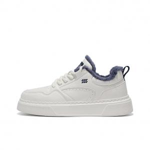 Мужские скейтерские кеды Low top HLA, белый синий (fleece-lined)