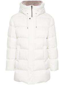 Herno пальто с логотипом, белый