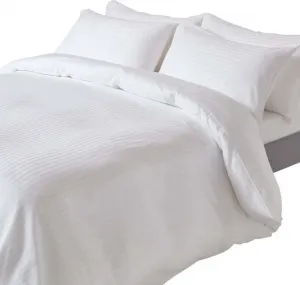 Постельное белье HOMESCAPES Damask, белое, плотность нитей 330, 135 x 200 см Homescapes