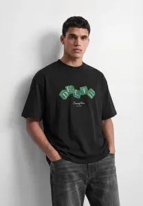 Футболка оверсайз с принтом в виде игральных костей Burocs, Black