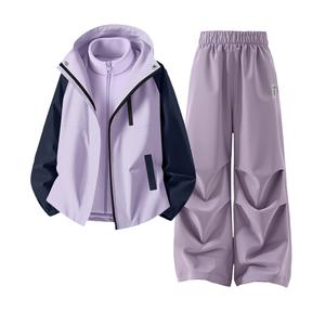 Детская повседневная спортивная одежда Disney, фиолетовый/пурпурный