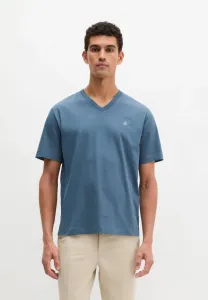 Базовая футболка с коротким рукавом, v-образным вырезом и логотипом. Marc O'Polo, Storm